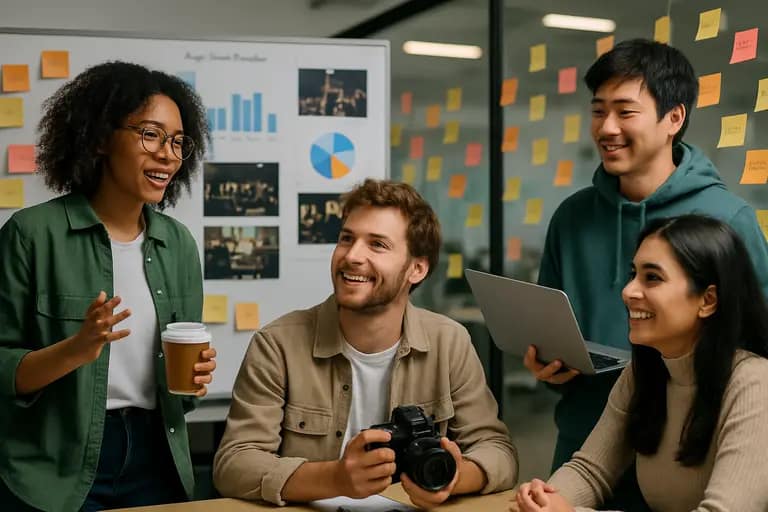 Content team comparing short videos, long videos, memberships, and sponsor notes