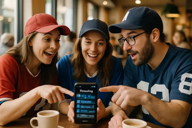 Social video clips and entertainment content playing across devices in a media room
