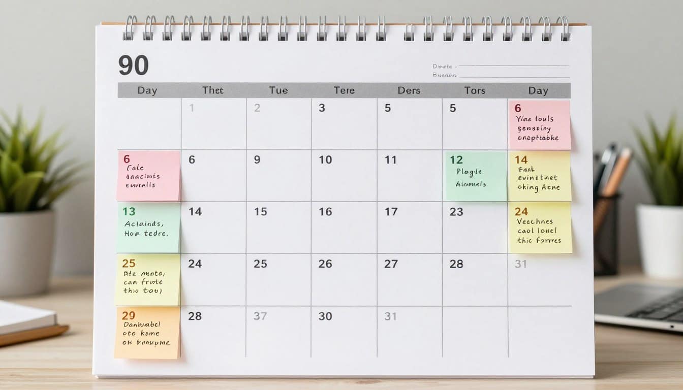 90‑Day to Game‑Day Scheduling Blueprint: Calendars, Automations, and Backstops